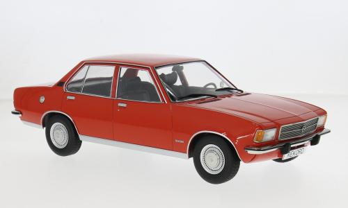 Opel Rekord D 1972 Rood - 1:18 Modelcar Group, Hobby en Vrije tijd, Modelauto's | 1:18, Ophalen of Verzenden, Zo goed als nieuw