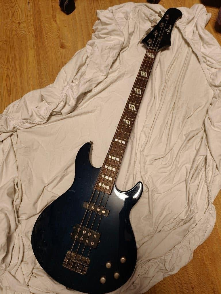Shine SPB basgitaar, Ophalen, Gebruikt, Elektrisch