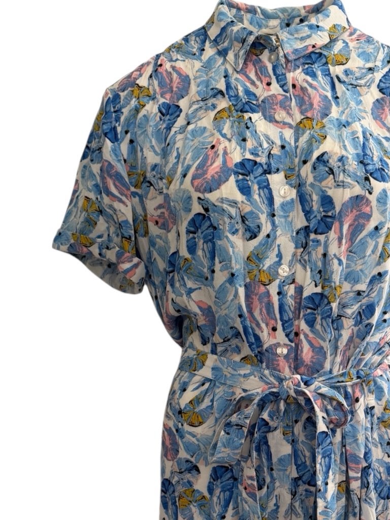 Fabienne Chapot jurk S, Maat 38/40 (M), Blauw, Ophalen of Verzenden, Zo goed als nieuw