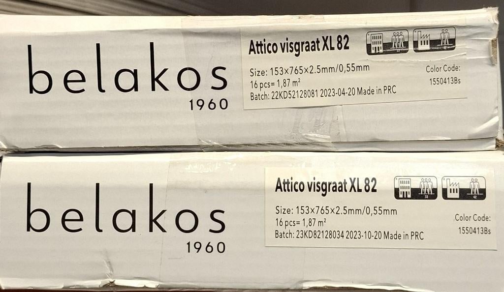 PVC Belakos Attico visgraat XL #82, Ophalen, Overige typen, Nieuw, Minder dan 10 m²