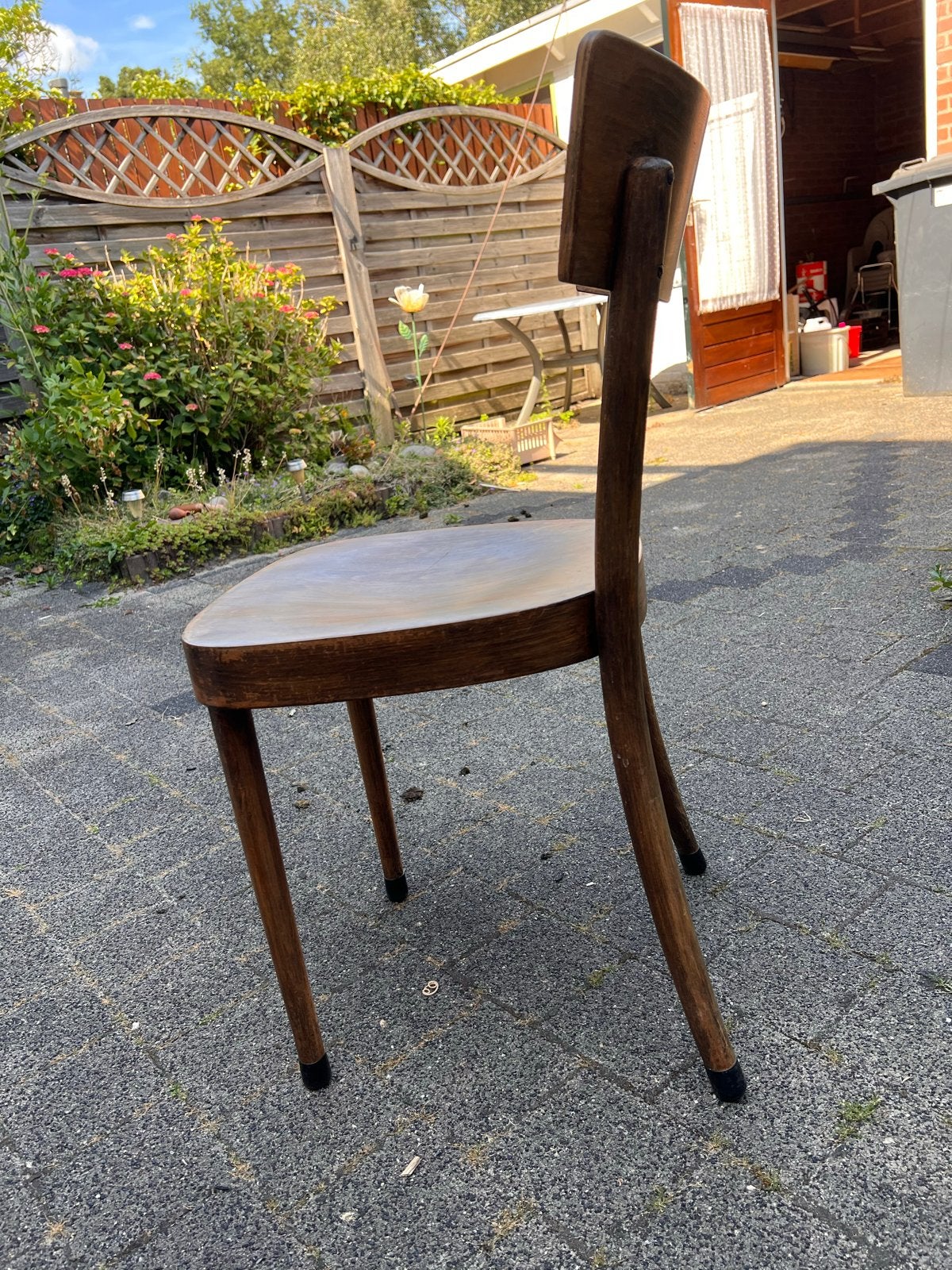 Vintage houten stoel - Made in Holland, Ophalen