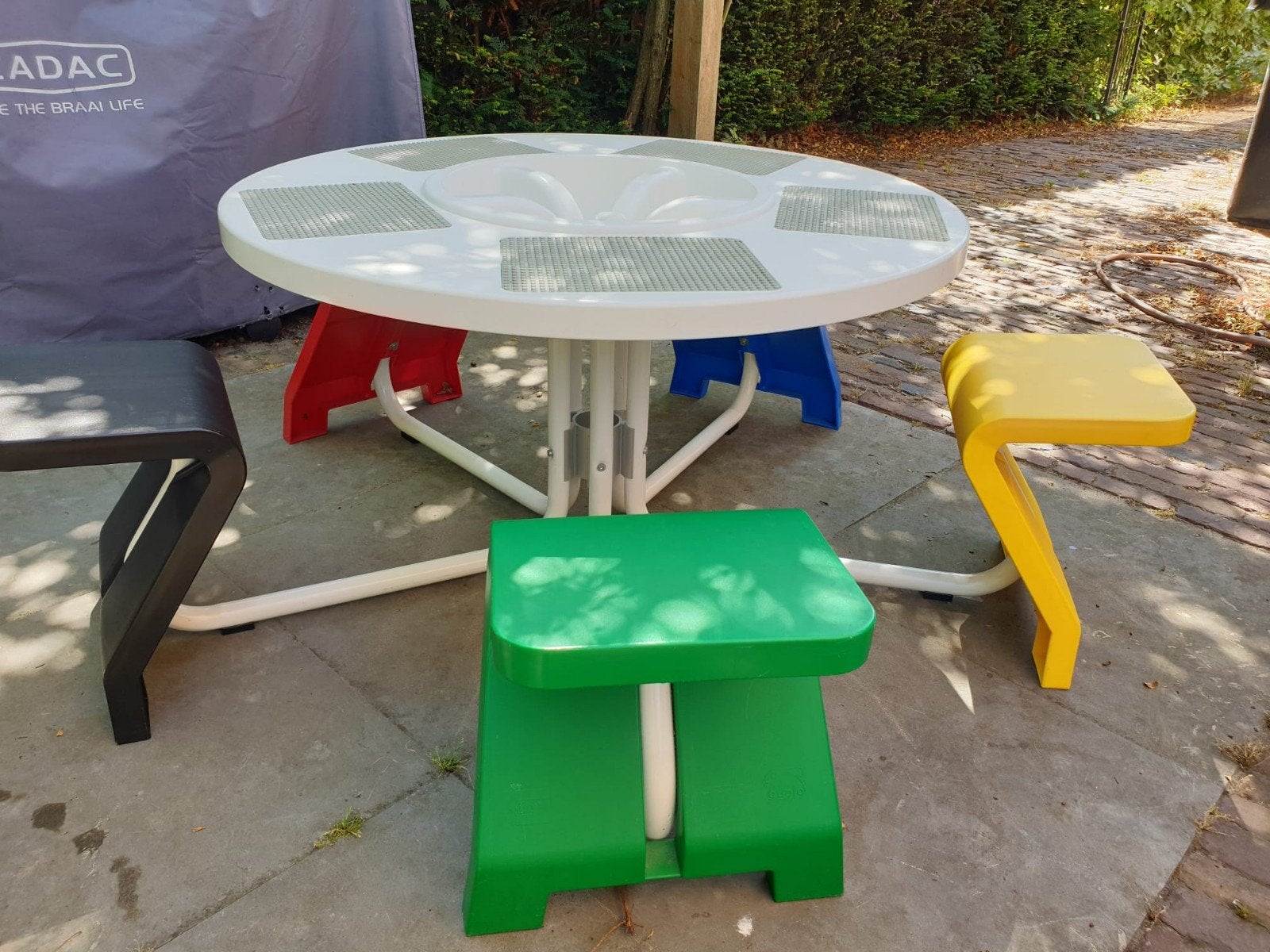 Kindertafel met stoeltjes - Lego speeltafel, Ophalen, Gebruikt, Tafel(s) en Stoel(en)