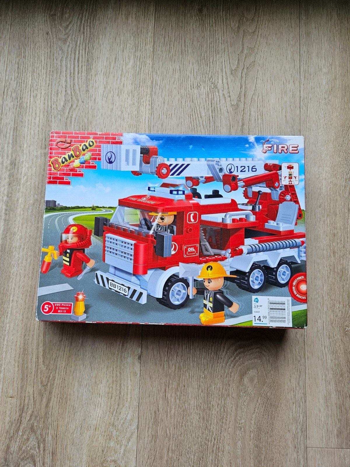 BanBao Brandweerwagen Bouwset - Nieuw in Doos, Ophalen of Verzenden, Nieuw