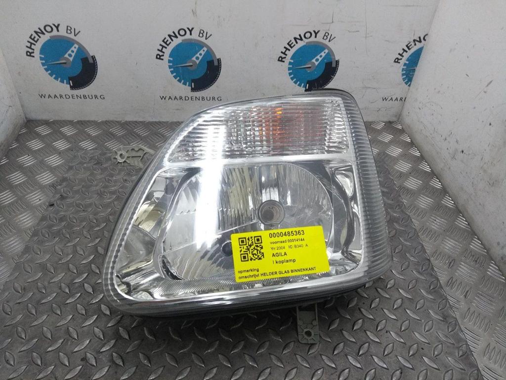 OPEL AGILA 1.0-12V Enjoy KOPLAMP L 2004, Ophalen of Verzenden, Gebruikt, Stiba lid