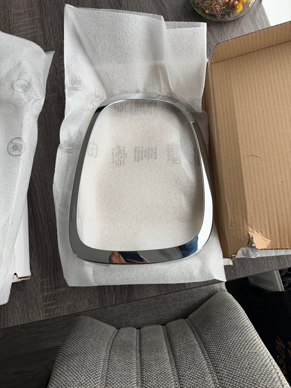Originele Mini Cooper Chromen Ring achterlicht (Set van 2), Auto-onderdelen, Ophalen of Verzenden, Nieuw, Mini