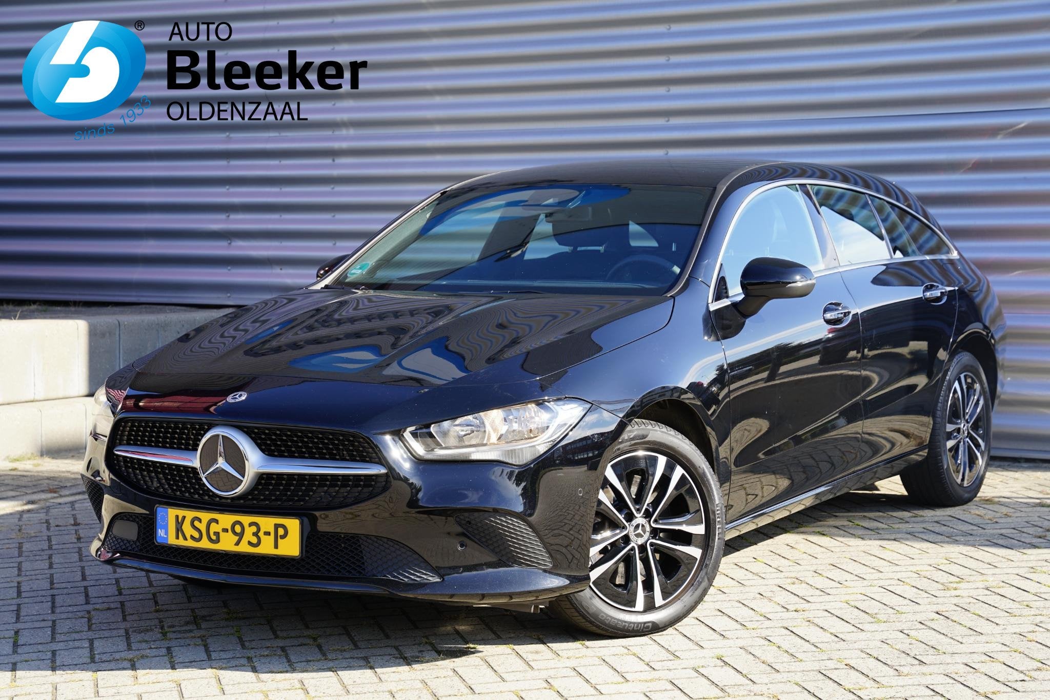 Mercedes-Benz CLA-klasse Shooting Brake 250e Bsn-Line Ecc Ca, Auto's, CLA, 4 cilinders, Leder en Stof, Zwart