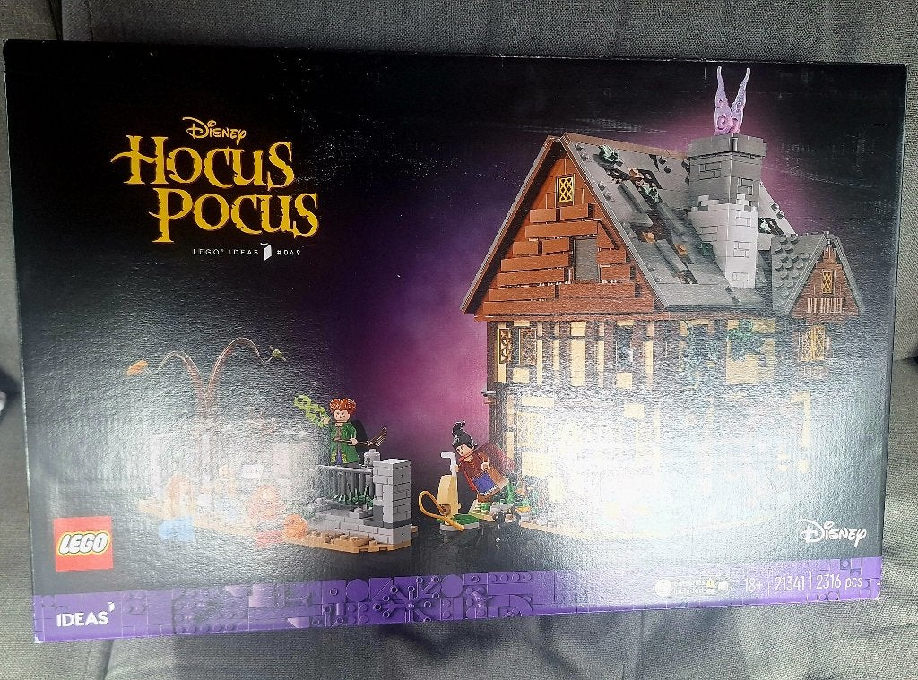 LEGO Ideas Disney 21341 Hocus Pocus Huisje Sanderson [NIEUW], Nieuw, Ophalen of Verzenden, Disney, Complete set