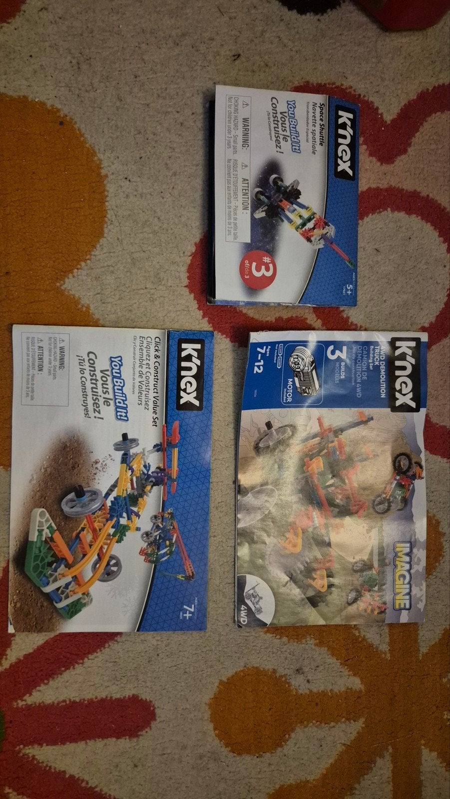 K'nex Click & Construct Value Set met extra sets, Kinderen en Baby's, Speelgoed | Bouwstenen, Ophalen of Verzenden, Zo goed als nieuw