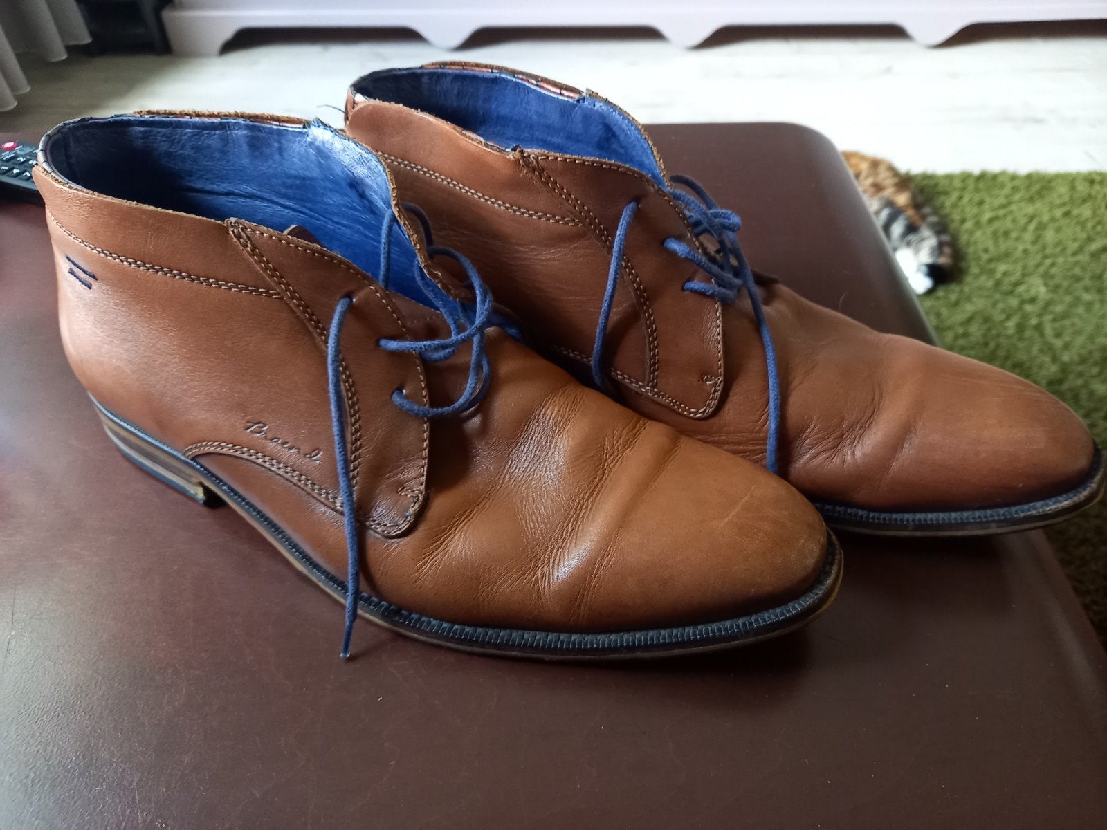Braend Nette Schoenen Maat 45 - Bruin Leren Veterschoenen, Bruin, Braend, Ophalen of Verzenden, Gedragen