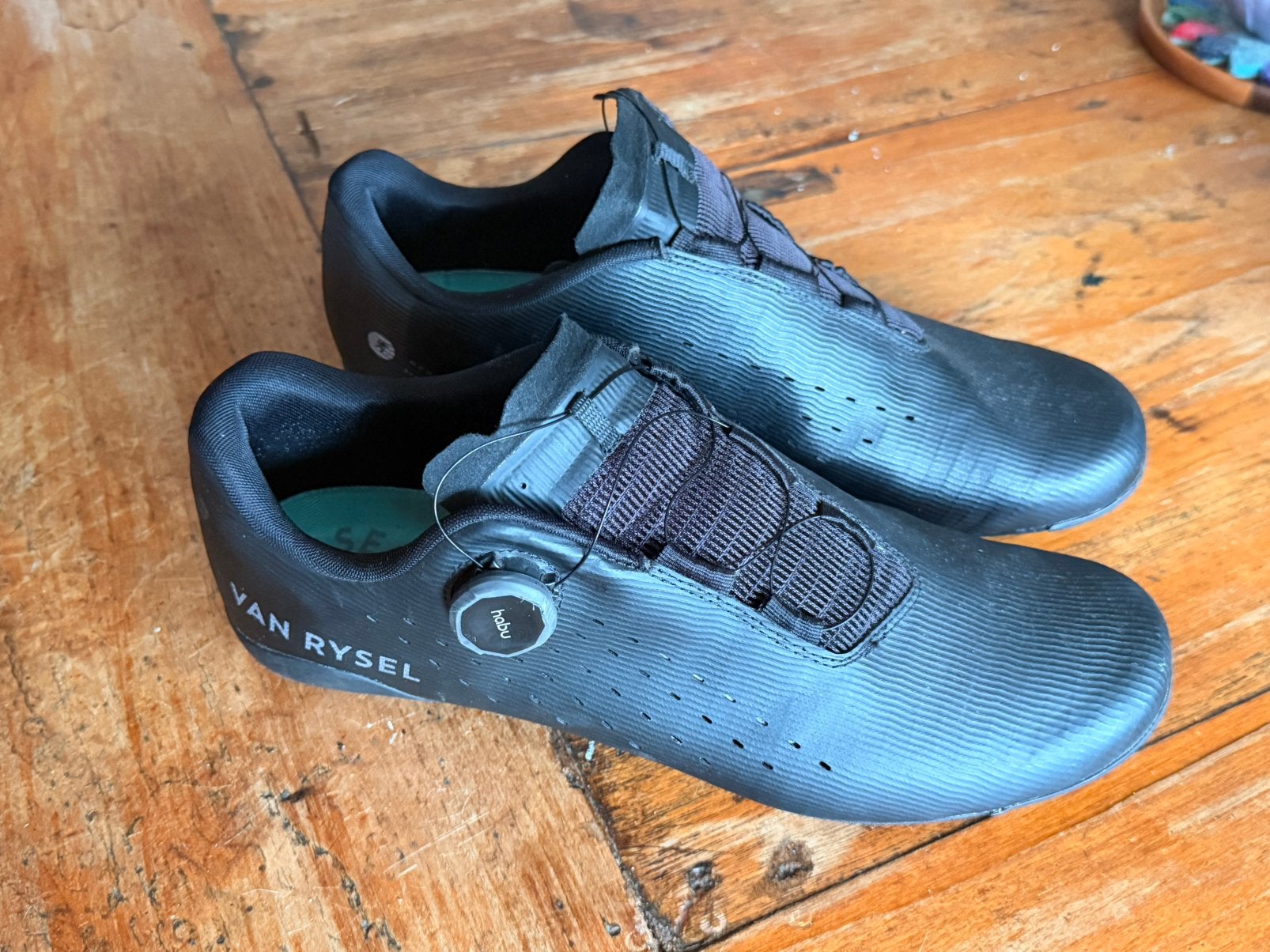Van Rysel NCR racefietsschoenen zwart maat 45 Habu, Ophalen of Verzenden, Zo goed als nieuw, Schoenen