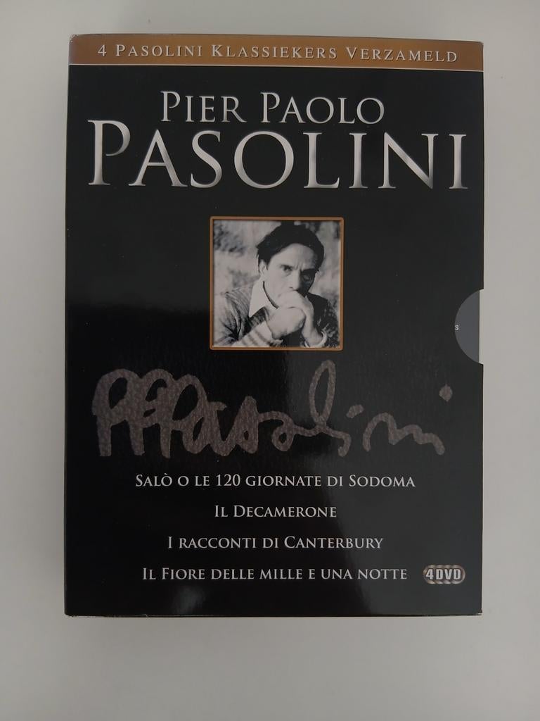 Pier paolo pasolini 4 dvd box, Ophalen of Verzenden, Zo goed als nieuw, Overige gebieden
