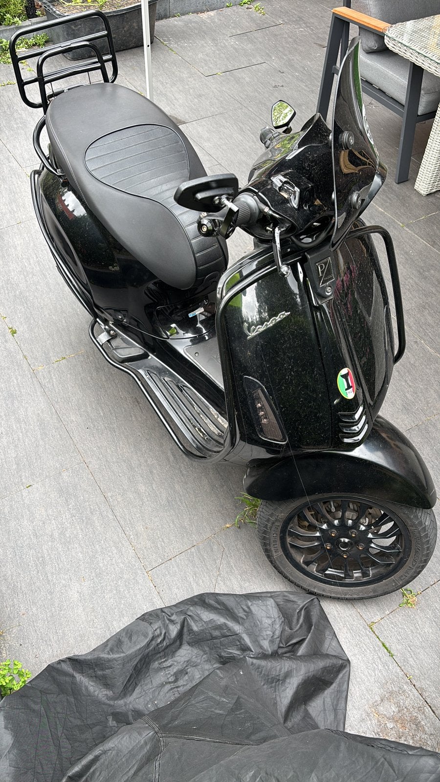 Vespa sprint 2017 black on black, Fietsen en Brommers, Ophalen, Maximaal 45 km/u, 70 cc, Vespa S