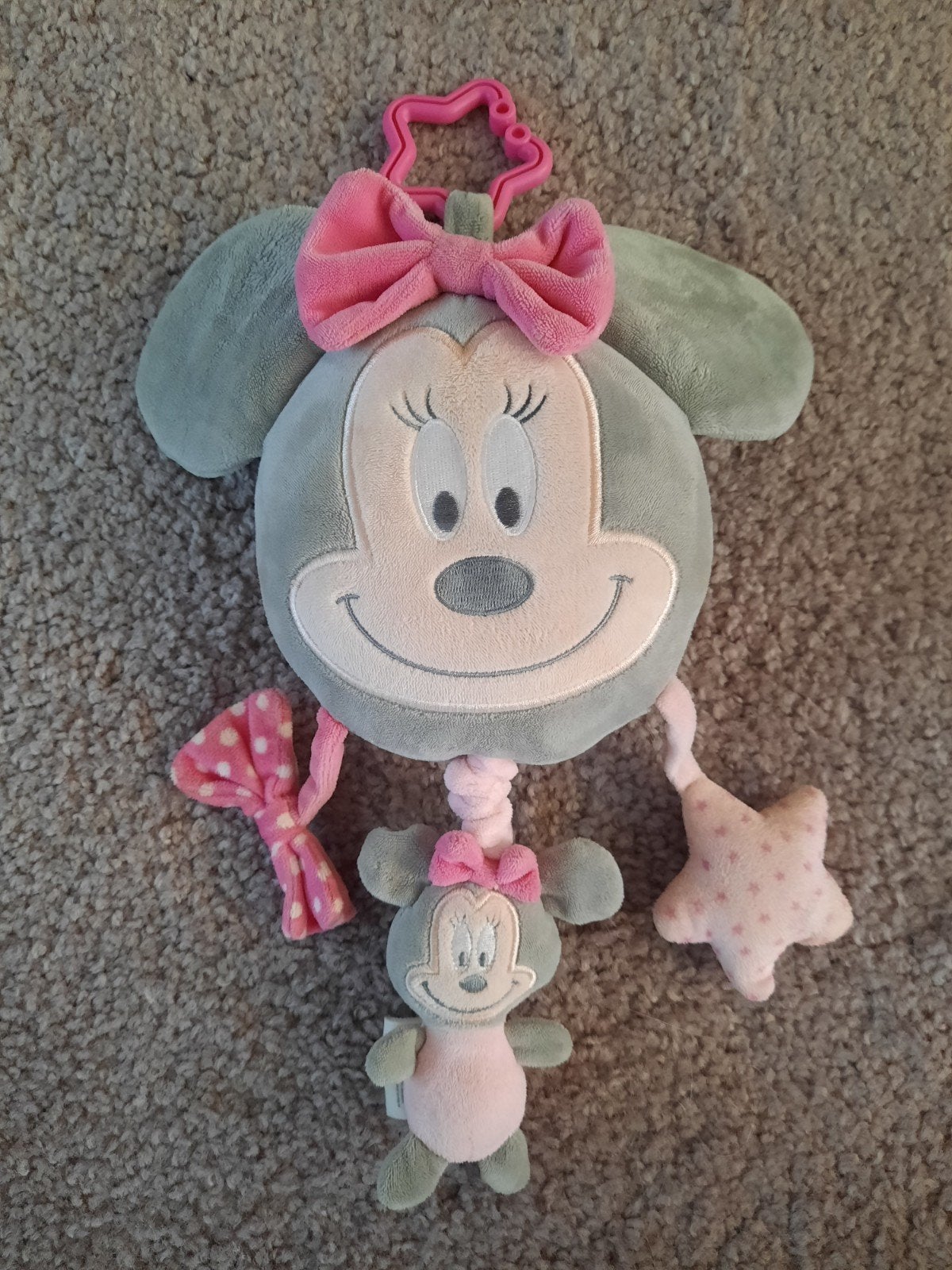 Disney Baby Minnie Mouse Mobiel/Rammelaar, Ophalen of Verzenden, Zo goed als nieuw, Mobiel