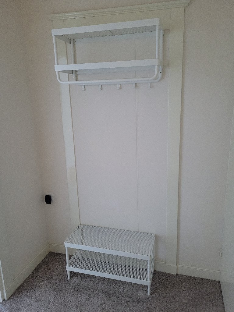 Kapstok en schoenenrek, Huis en Inrichting, Woonaccessoires | Kapstokken, Zo goed als nieuw, Minder dan 100 cm, Metaal, Ophalen