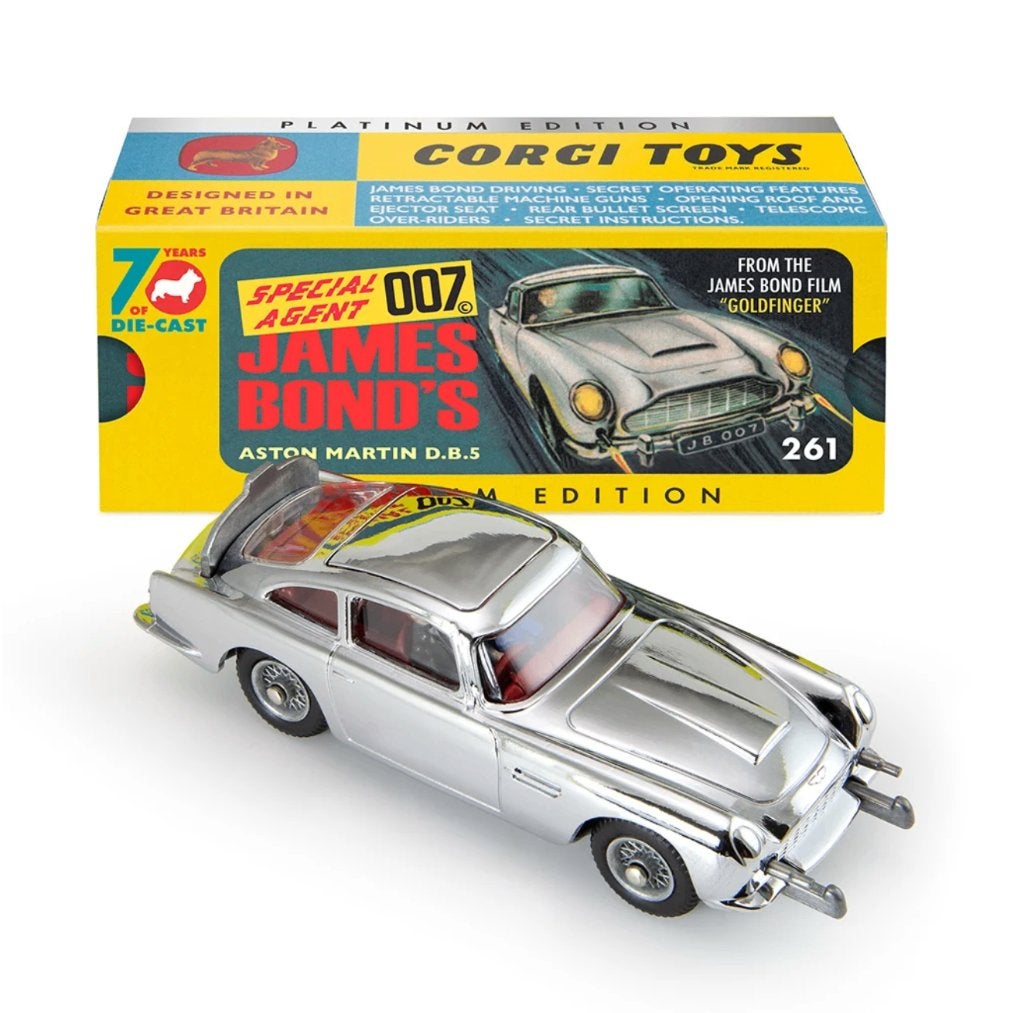 James Bond Aston Martin DB5 Platinum Ed Corgi NEW 1/46 261