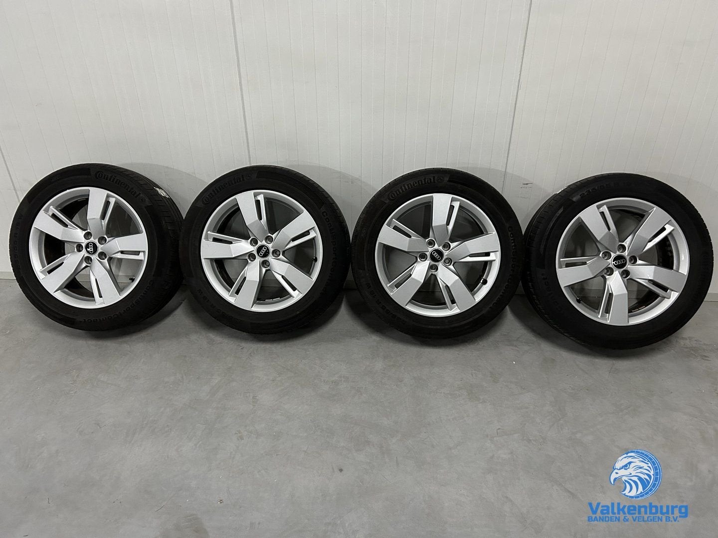 Originele Audi Q5 80A 19 inch velgen 5x112 zomerbanden 235/5, 19 inch, Gebruikt, -, -