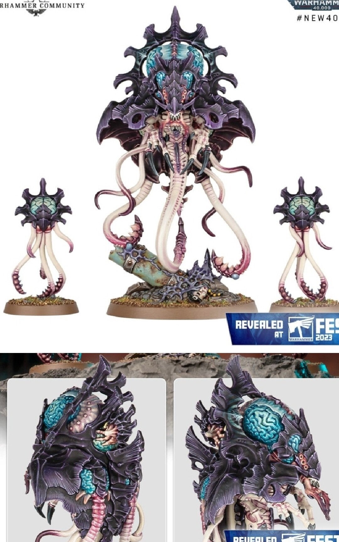 Neurotyrant & 2 fellows on sprue 40k, Hobby en Vrije tijd, Wargaming, Verzenden, Zo goed als nieuw, Warhammer 40000, Figuurtje(s)