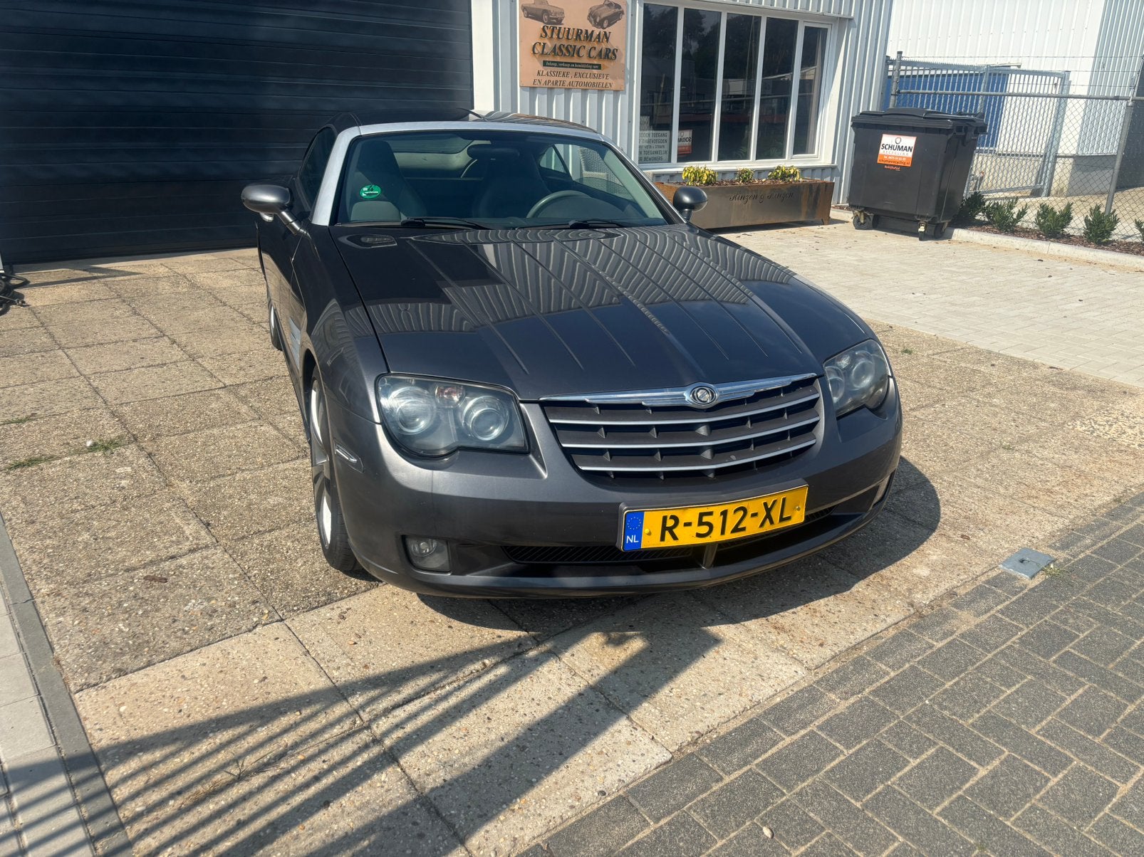 Chrysler Crossfire coupé automaat 2005 Grijs, Auto's, 1357 kg, 3199 cc, Bedrijf, 2 stoelen