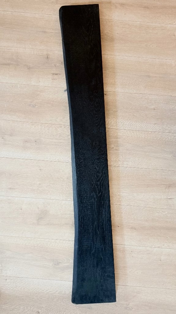 TV meubel (plank), Ophalen, 100 tot 150 cm, Eikenhout, Zo goed als nieuw