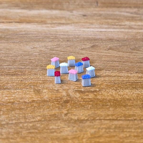 Bloemenemmer met Gemengde Bloemen (Set van 10) – 1-50 € 3,95, Hobby en Vrije tijd, Modelauto's | 1:50, Ophalen of Verzenden, Nieuw