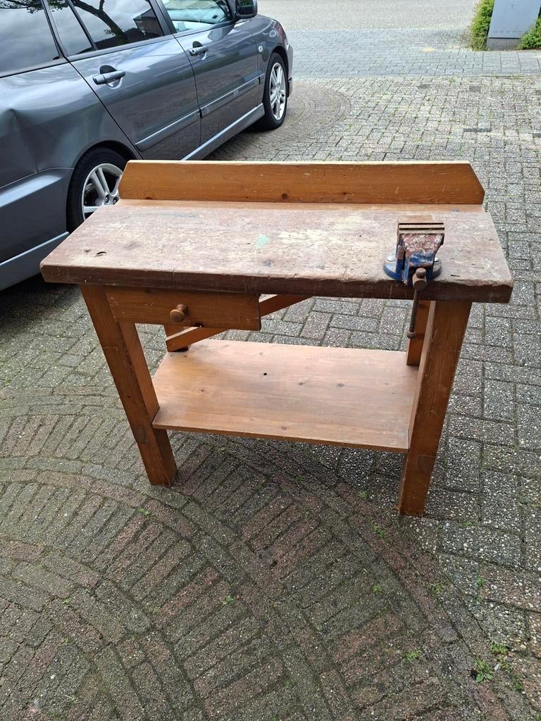 Werkbank ., Doe-het-zelf en Verbouw, Werkbanken, Ophalen, Gebruikt, Bankschroef