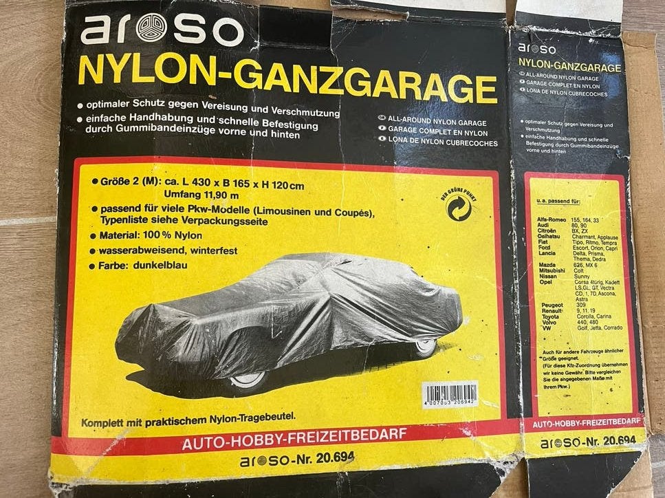 AROSO Nylon Autohoes Maat 2 (M) - Donkerblauw. 20,-, Auto diversen, Autohoezen, Ophalen of Verzenden, Zo goed als nieuw, Universeel
