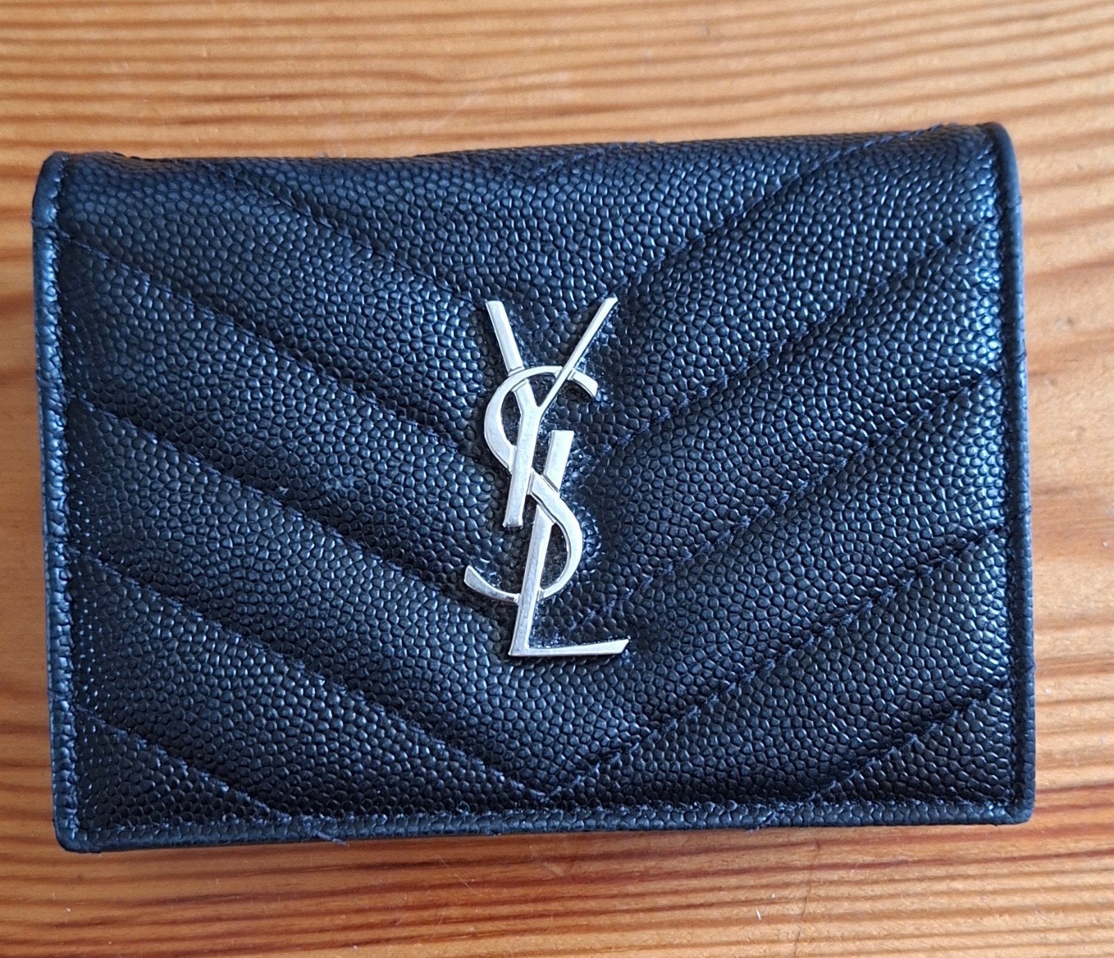 Nieuwe Yves Saint Laurent kleine zwarte dames portemonnee, Ophalen of Verzenden, Nieuw, Zwart, Overige merken