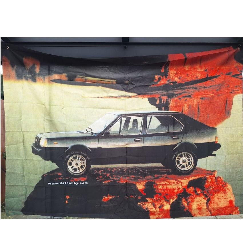 vlag/banner/doek VOLVO 345  180x120 cm, Ophalen of Verzenden
