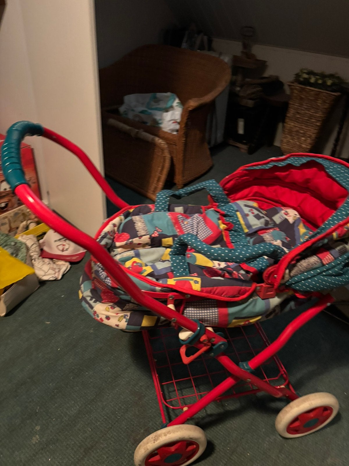 Poppenwagen, Ophalen, Gebruikt, Babypop