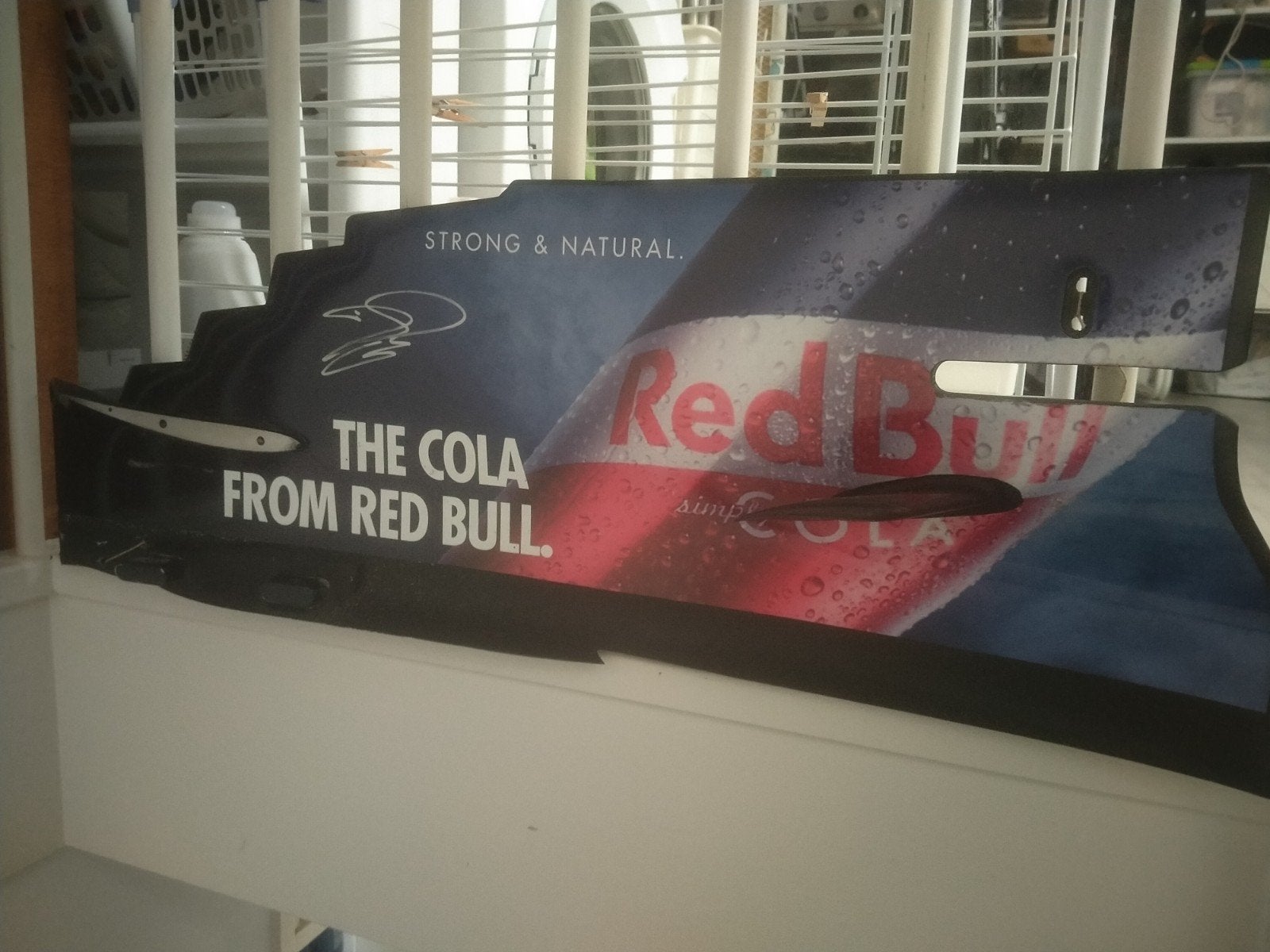 Red Bull RB4 barge board, gesigneerd !!, Ophalen of Verzenden, Zo goed als nieuw, Formule 1