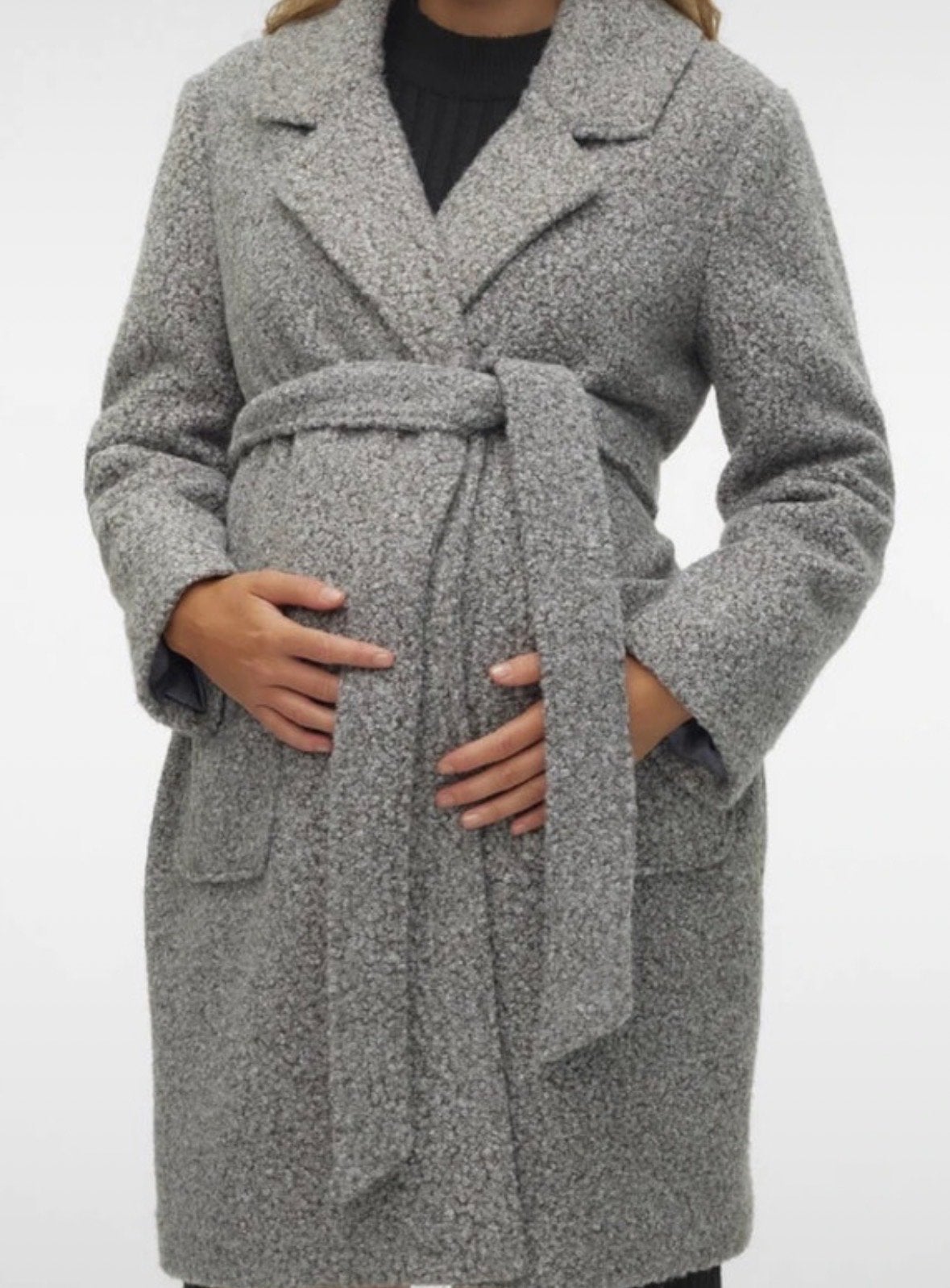 Zo goed als nieuwe zwangerschapsjas herfst/winter, Kleding | Dames, Positiekleding, Overige typen, Zo goed als nieuw, Grijs, Ophalen