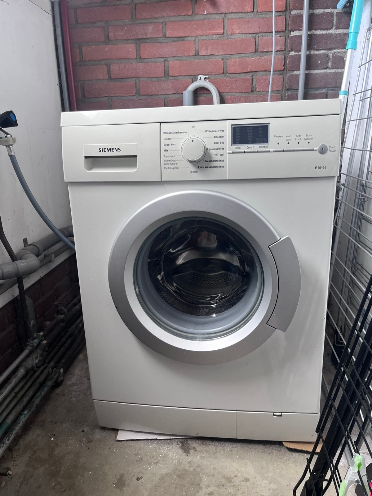 Wasmachine Siemens E16-46, Ophalen, Gebruikt, Voorlader, 85 tot 90 cm