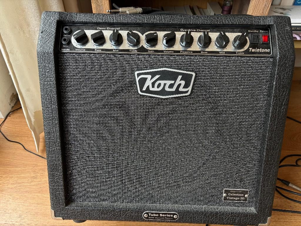 Koch Twintone versterker 50W, Muziek en Instrumenten, Ophalen, Gebruikt, Gitaar, 50 tot 100 watt