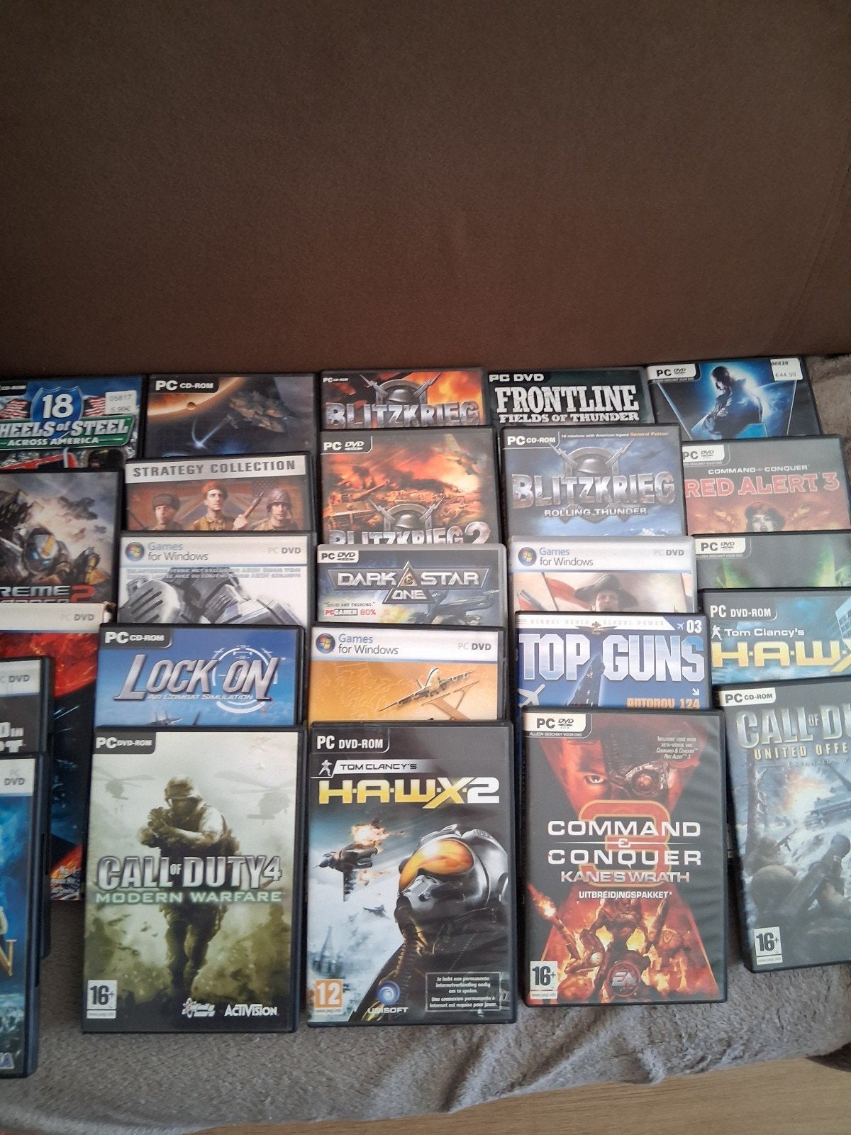Doos pc games, Ophalen, 1 speler, Racen en Vliegen, Zo goed als nieuw