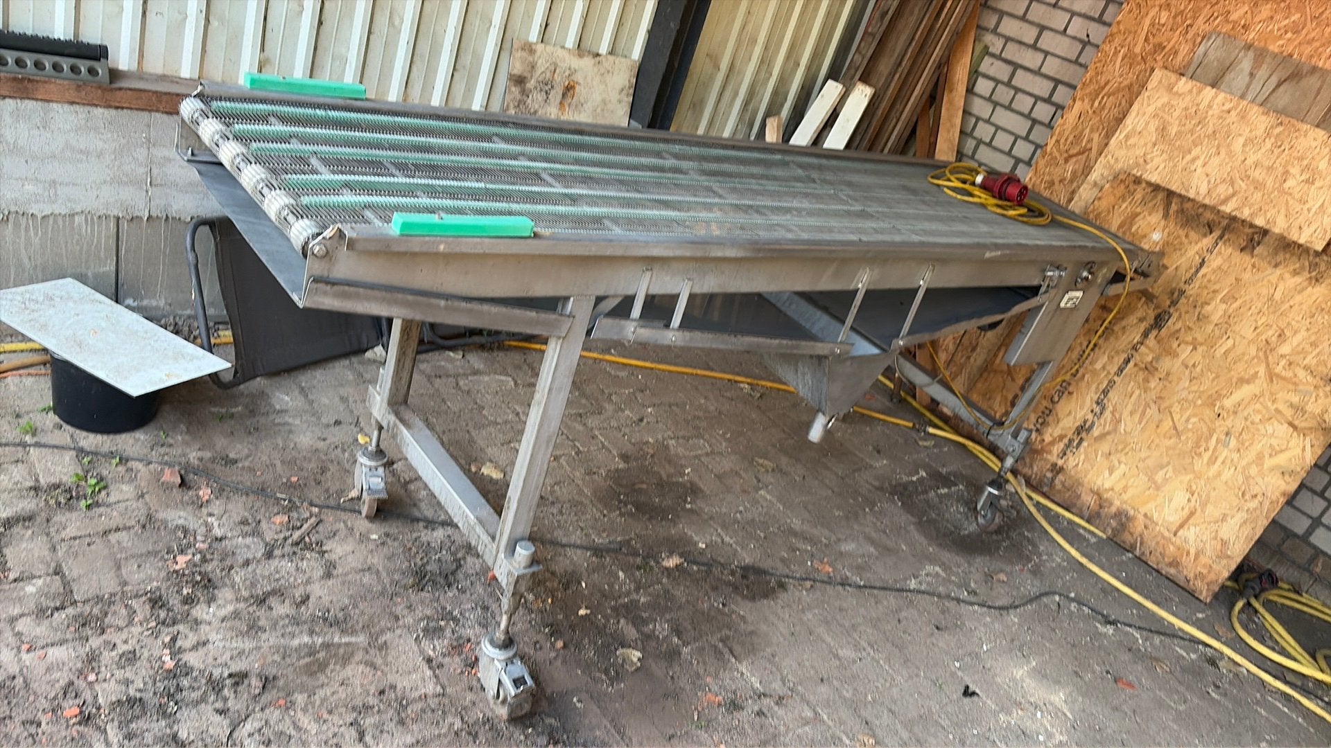 Transportband 3 meter lang, Ophalen, Gebruikt, 70 tot 120 cm