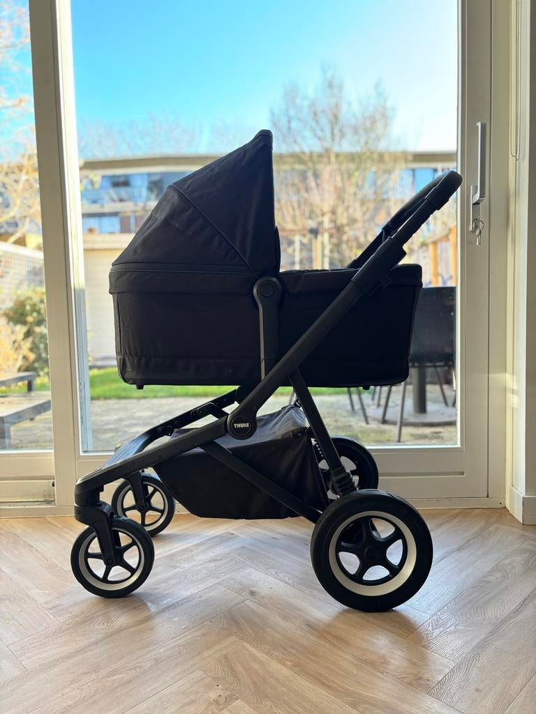 Thule Sleek kinderwagen complete set, Gebruikt, Duowagen, Combiwagen, Ophalen