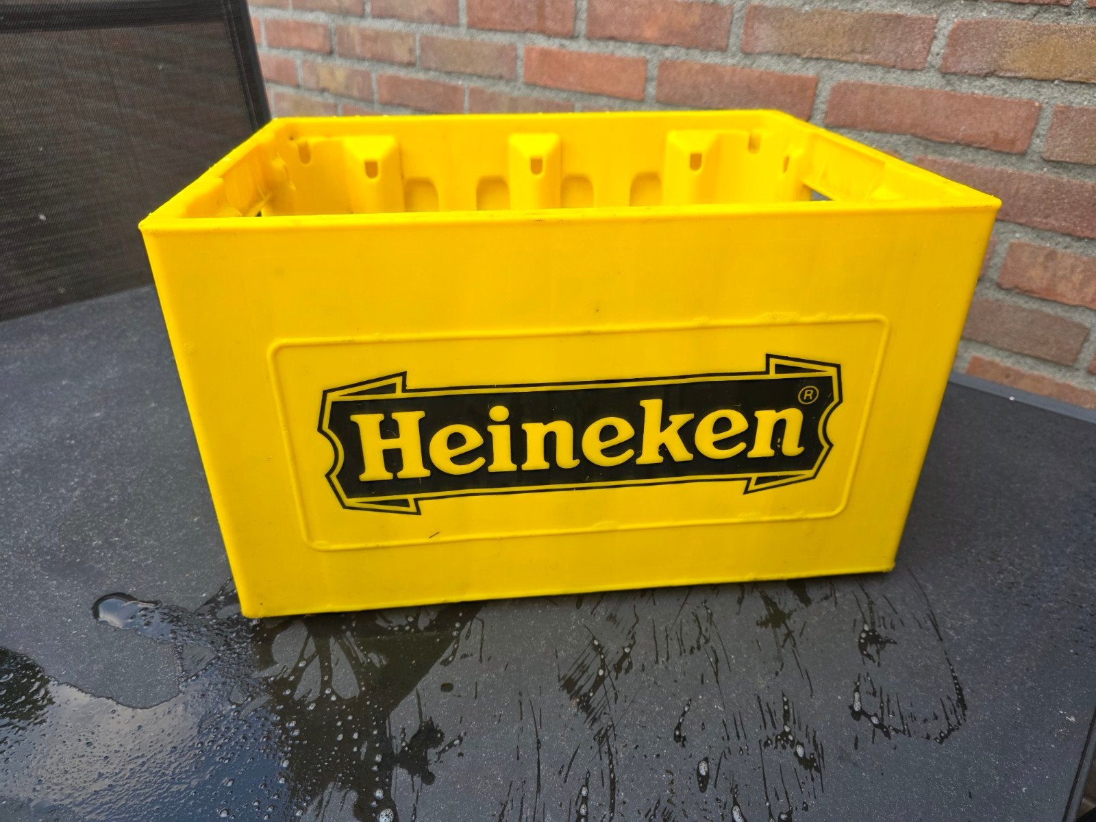 Heineken krat jaren '80 in nette staat, Verzamelen, Ophalen of Verzenden, Gebruikt
