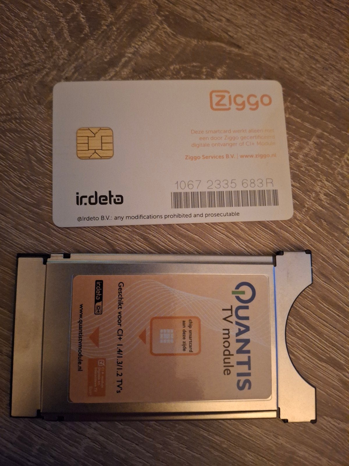 Quantis Irdeto TV Module voor DVB CI+ met Ziggo Smartcard, Audio, Tv en Foto, Televisies, Ophalen of Verzenden