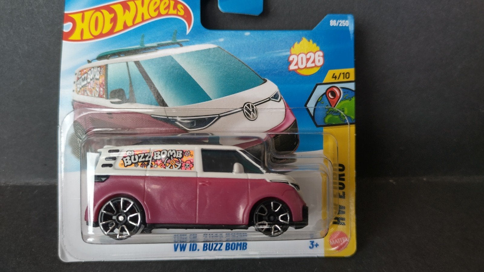 Volkswagen Vw Id Buzz Bomb 1:64 Hotwheels Pol, Auto, Verzenden, ., Nieuw