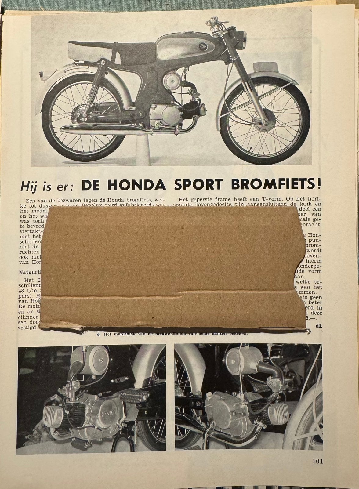 Introductie Honda C320 bromfiets, Verzenden, Zo goed als nieuw