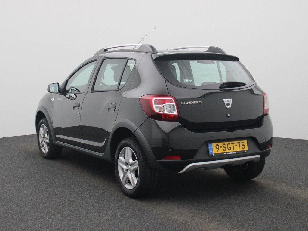 Dacia Sandero 0.9 TCe Stepway Lauréate | Airco | Cruise Con, Auto's, Dacia, Voorwielaandrijving, Stof, Zwart, Origineel Nederlands