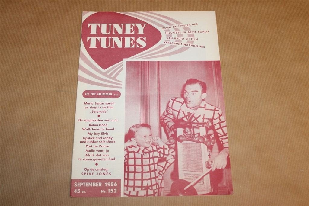 Tuney Tunes - No. 152 - September 1956, Verzamelen, Ophalen of Verzenden, 1940 tot 1960, Knipsel(s)