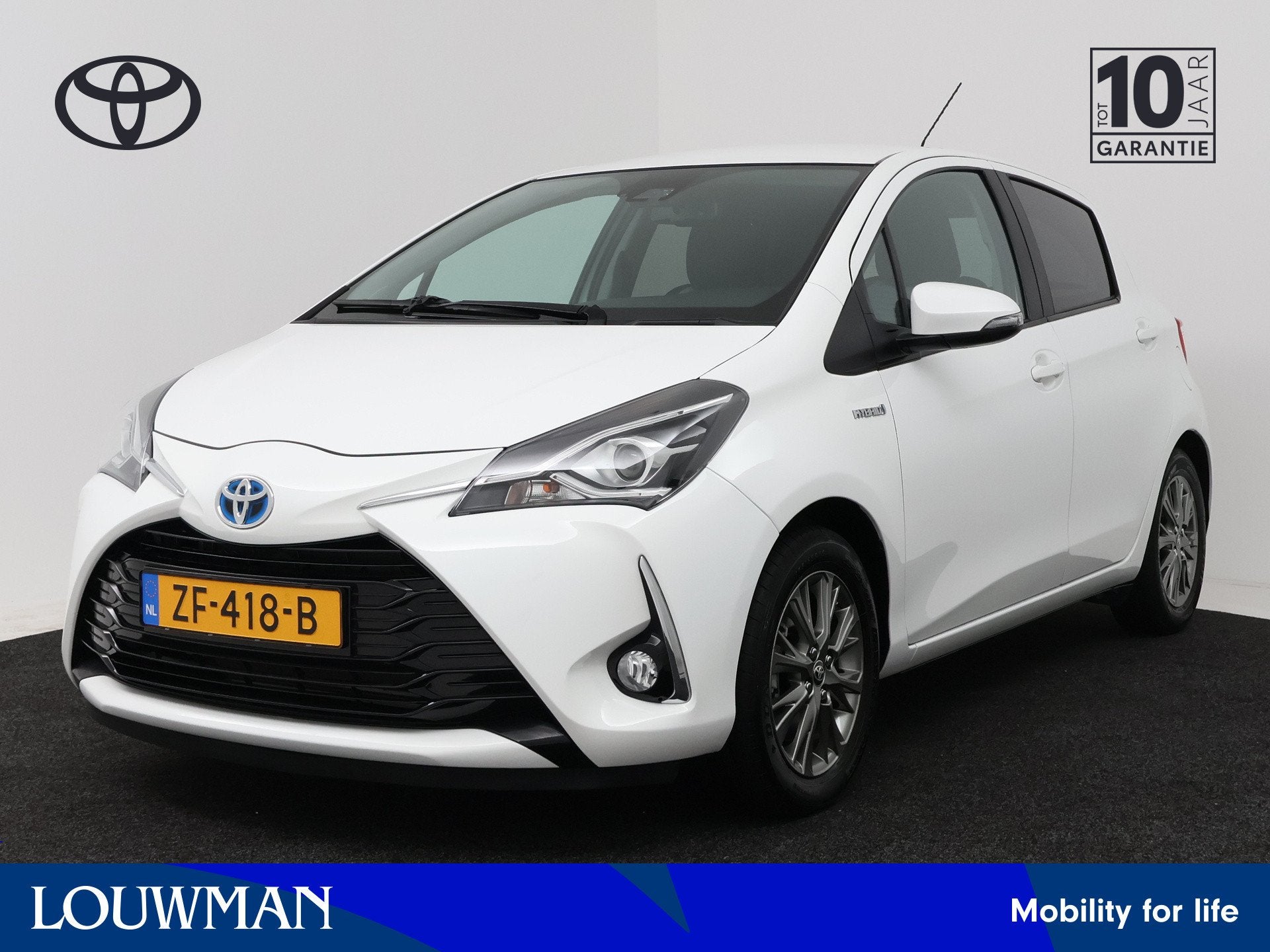 Toyota Yaris 1.5 Hybrid Dynamic | Trekhaak | Navigatie | Par, Auto's, Toyota, 12 maanden, 4 cilinders, Wit, Origineel Nederlands
