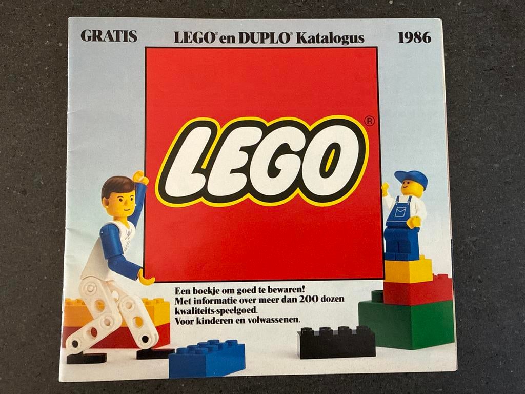 Lego en Duplo catalogus 1986 - Nieuwstaat, Overige thema's, Lego, Overige typen, Nieuw