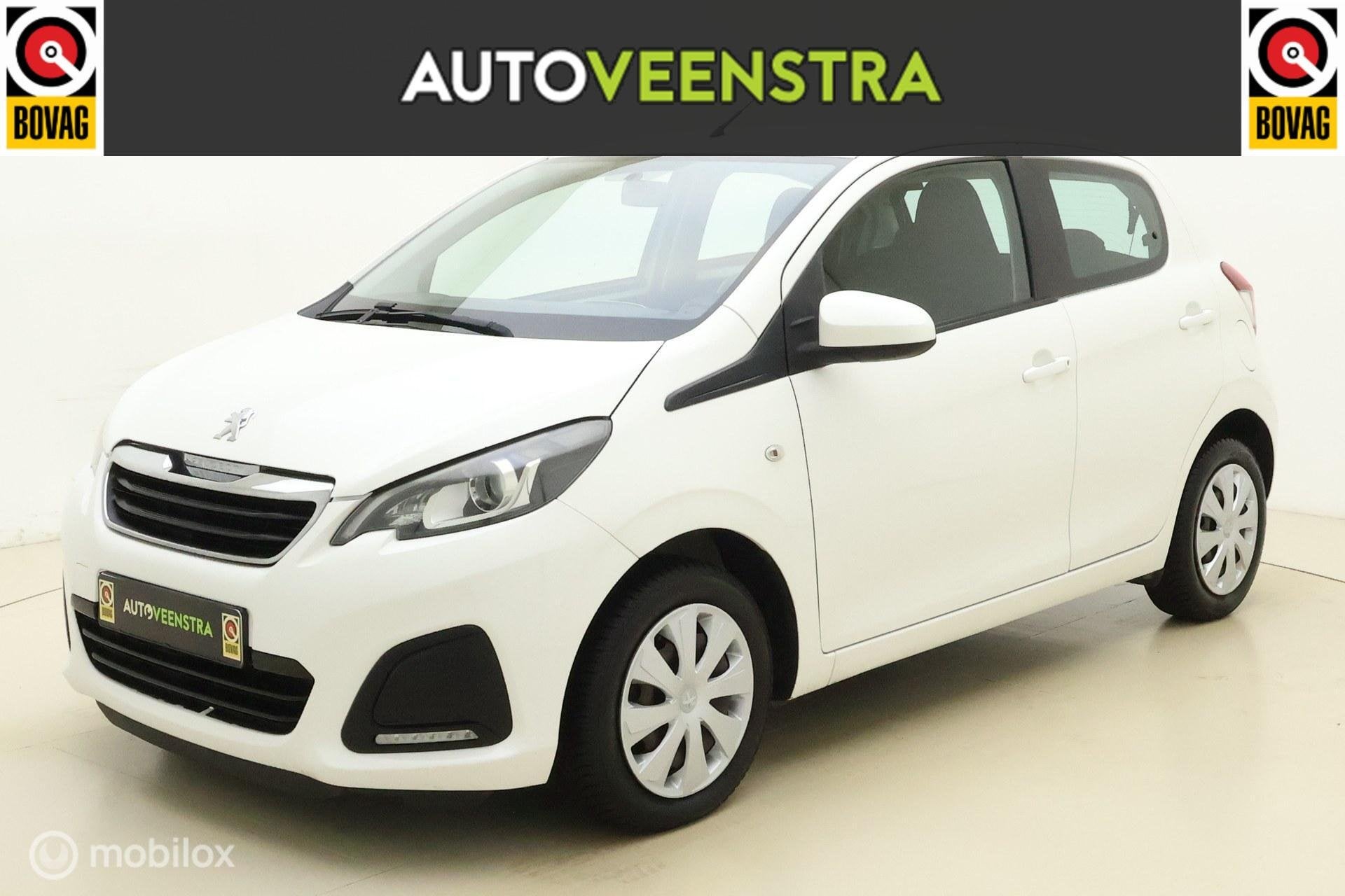 Peugeot 108 1.0 VTi Active|AIRCO|5 DRS|BLUETOOTH|, Voorwielaandrijving, Stof, Gebruikt, Zwart
