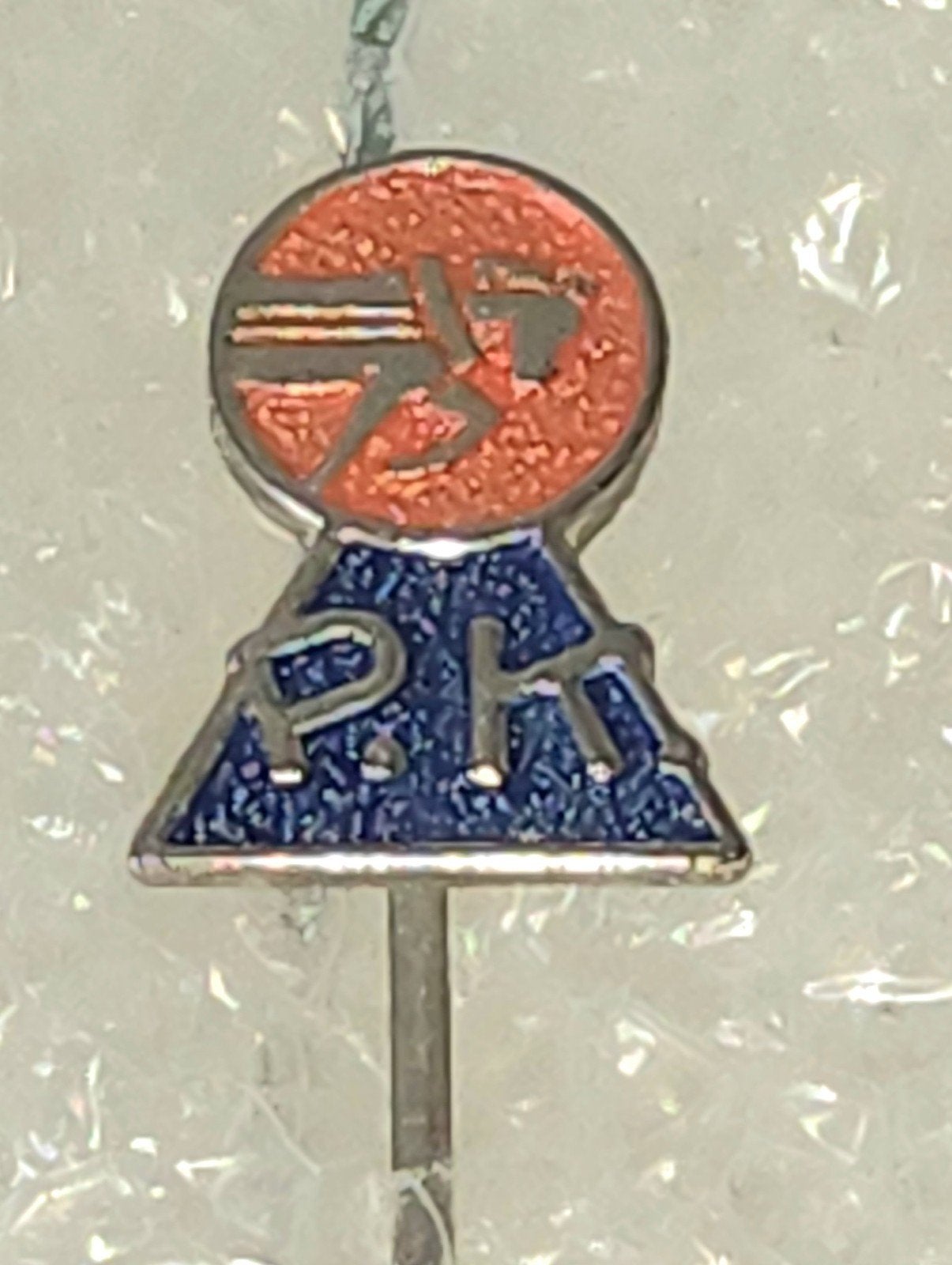 Vintage Speldje P.K. - Sportief Verzamelobject, Verzamelen, Speldjes, Pins en Buttons, Ophalen of Verzenden, Gebruikt, Overige onderwerpen