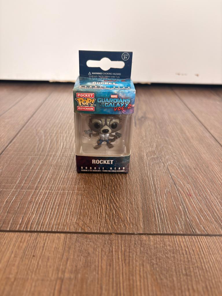 Funko Pop! Pocket Keychain Rocket Guardians of the Galaxy, Ophalen of Verzenden, Zo goed als nieuw