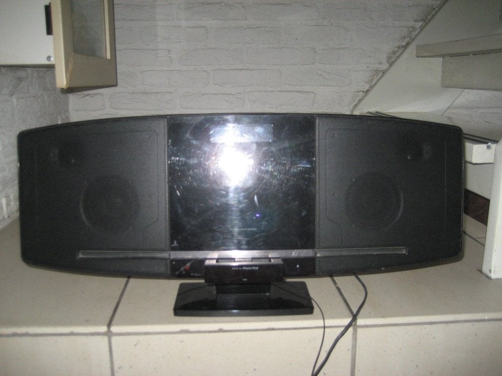 Philips radio cd speler met speakers, Ophalen of Verzenden, Gebruikt, Tuner of Radio, Philips
