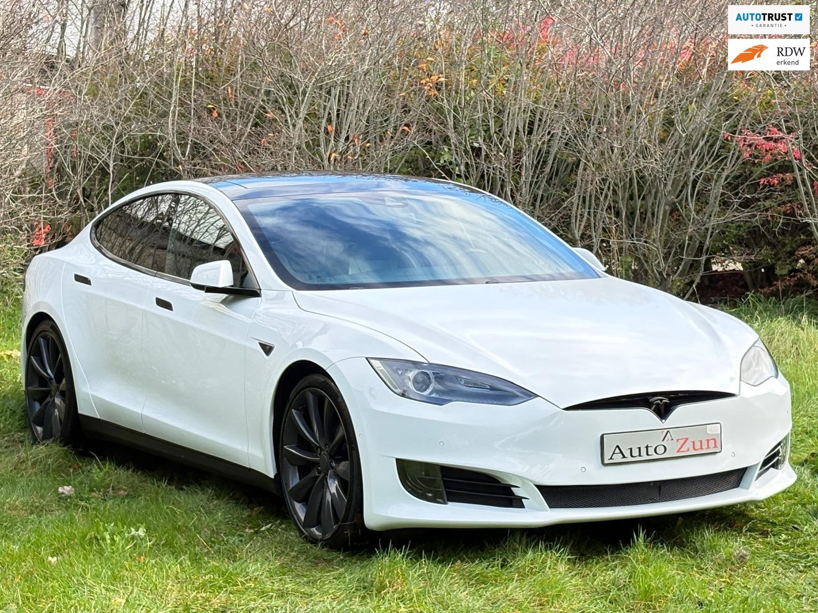 Tesla Model S 70D Base/Pano/Autopilot/Leer, Automaat, Gebruikt, Zwart, 110 €/maand