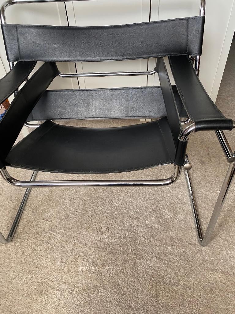 Wassily stoel/chair, Ophalen, Strak, Gebruikt, Minder dan 75 cm